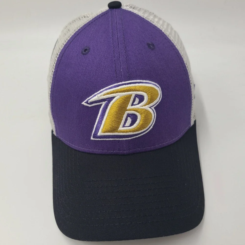 Baltimore Ravens Hat Snapback Trucker Mesh New Era 9Forty Purple Black White NFL